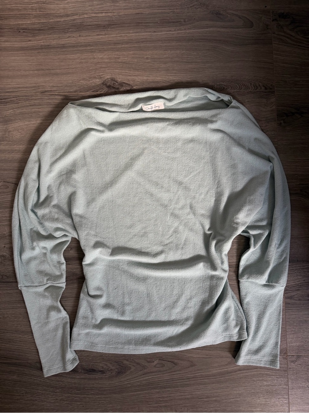 Light Sage Long-Sleeve Dolman Top - Women